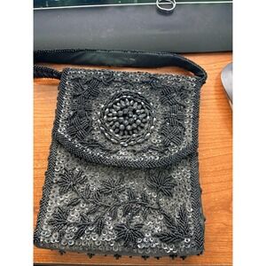 Vintage Bon Soir Made in Hong Kong with Italian beads - Black, Formal